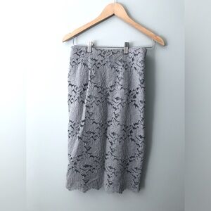 NWOT Lace Pencil Skirt Cotton Lining